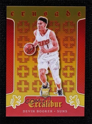 2015-16 Panini Excalibur Crusade Red 49/149 Devin Booker #11 Rookie RC 0ad