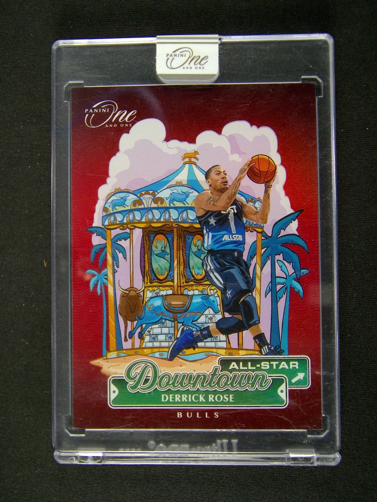 2024-25 Panini One And One Derrick Rose #7 Downtown Case Hit SSP