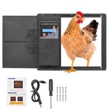 Automatic Chicken Coop Door Anti-Pinch Poultry Coop Door Timer Control Opener