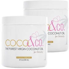 Pure Extra Virgin Coconut Oil 8oz Hair Skin Beauty Grade Organic COCO CO. Fl