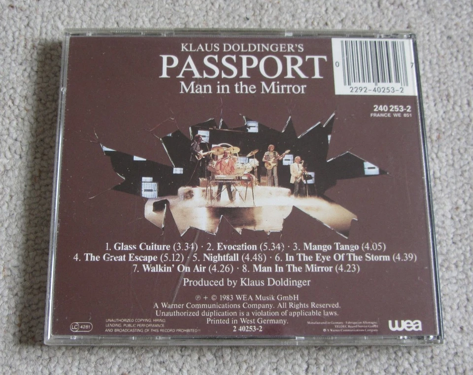 Passport * Man In The Mirror * CD * ( fast Neu ) * - Bild 3 von 3