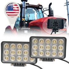 2x Powerful New 6X4 LED Work Light For Truck Flood Light 12V 24V Tractor lights
