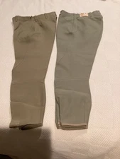 D39b Tailored Sportsman Women’s 2 Pair English Riding Pants. Size 24. NWT. ST135