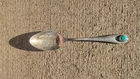 Navajo Sterling Silver Sleeping Beauty Turquoise Spoon