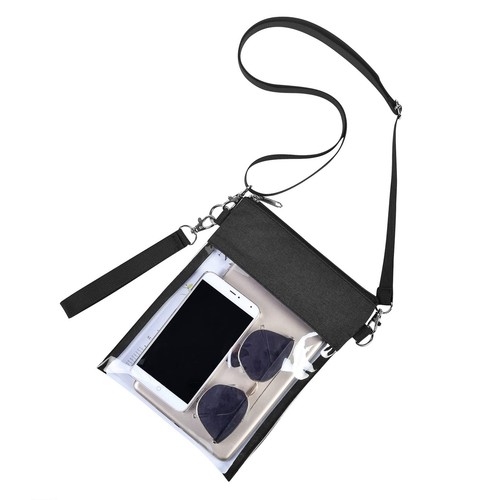 Clear Crossbody Purse Bag Stadium Approved Clear Tote Bag for Work Concert Sp...
