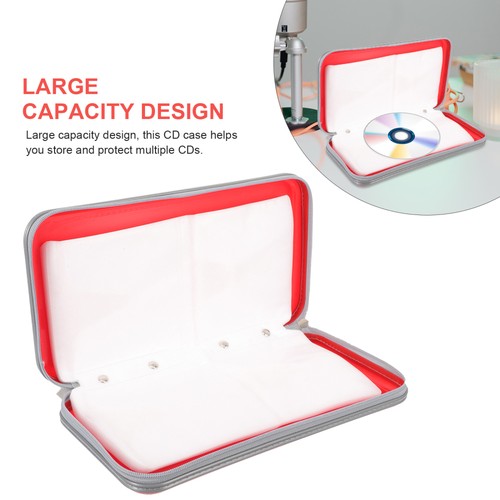 CD Travel Storage Boxes with Lids Dvd Holder Disc Case - Afbeelding 2 van 12