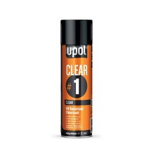 U-pol Clear 1 High Gloss Clearcoat Spray Can Auto Paint U-pol Clear 1 High Gloss Clearcoat Spray Can Auto Paint