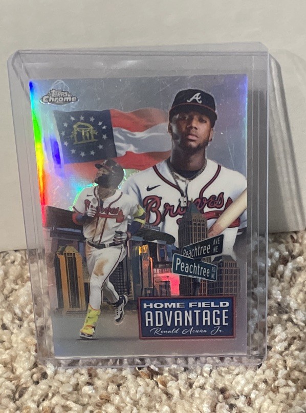 2024 Topps Chrome Update Ronald Acuna Jr. Home Field Advantage #HFAC-11 Braves