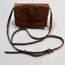 Patricia Nash Crossbody Bag Purse Womens Leather Tooled Floral Florence P06107
