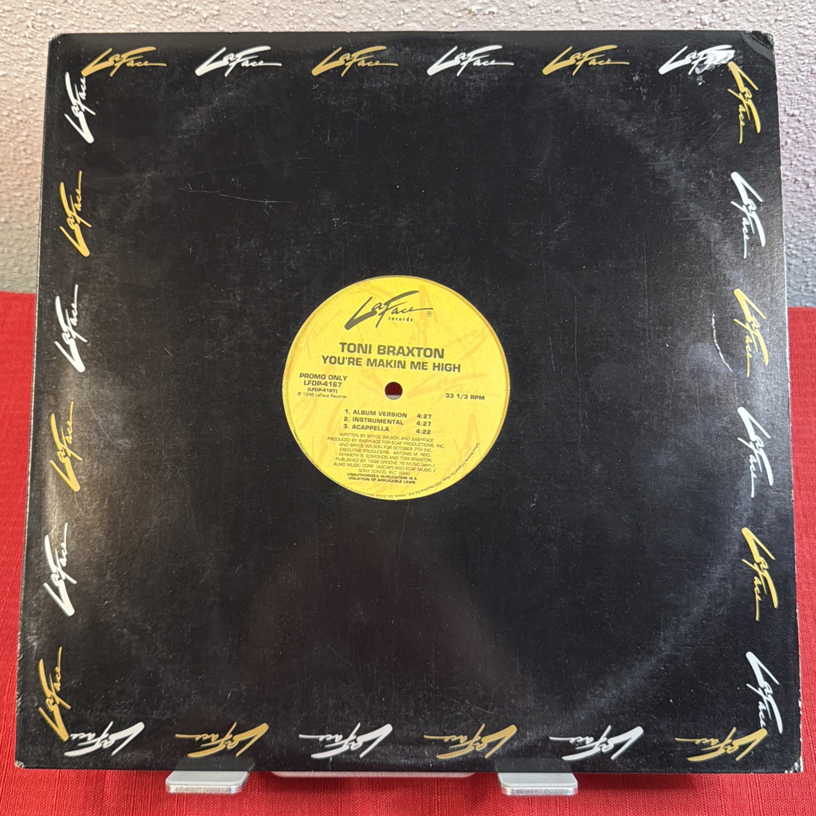 Toni Braxton ¿ You're Makin Me High Original 1996 Press 12" PROMO