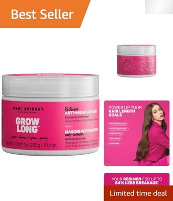 Grow Long Conditioning Mask - 10.4 oz Hair Treatment with Keratin & Caffeine