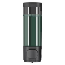 10oz/300ml Single Manual Wall Mounted Soap Dispenser, Black