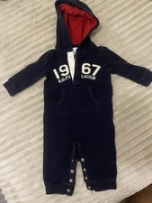 Ralph Lauren Vintage Polo Logo 1967 One Piece Body Baby Bear Sweater Romper 6m