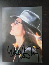 Karta z autografem Nana Mouskouri oryginalna duża!