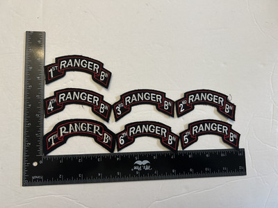 MH1105 Original WW2 US Army Set of 7 Ranger Battalion Tabs IR2E | eBay