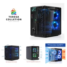 Pironman 5-MAX Dual NVMe M.2 SSD PCIe PC Case for Raspberry Pi 5 NAS RAID 0/1...