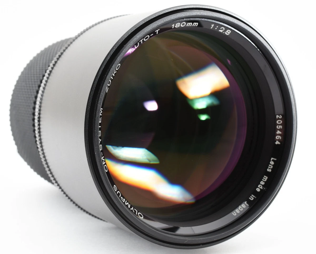 レンズ(単焦点) OLYMPUS OM ZUIKO AUTO-T 180mmF2.8 Olympus Zuiko 180mm f2.8 Auto-T Telephoto Prime Lens for OM-System [GO