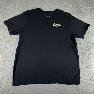 Coca Cola Shirt D Lab Collection Las Vegas Coke Graphic Tee Mens XXL 2XL Black