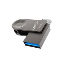 Lexar E32C 64GB Type-C USB Flash Drive, USB-A USB-C 3.2 Gen 1 Dual Drive OTG ...