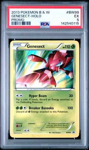 2013 POKEMON BLACK & WHITE PROMO BW99 GENESECT-HOLO