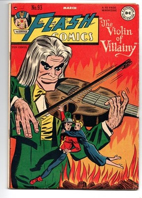 FLASH COMICS #93 (1948) - GRADE 5.5 - DC GOLDEN AGE JAY GARRICK LEE ELIAS