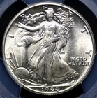 1944 WALKING LIBERTY HALF DOLLAR PCGS MS 63 LUSTROUS WHITE WITH NICE MINT BLOOM
