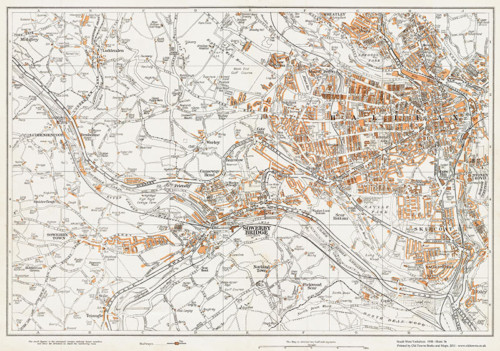 Map Halifax Yorkshire Uk County Map Of Yorkshire | Stanfords