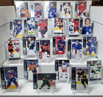 2021-22 Upper Deck Hockey Complete 600 Card Base Set Series 1/2/Ext No Young Gun