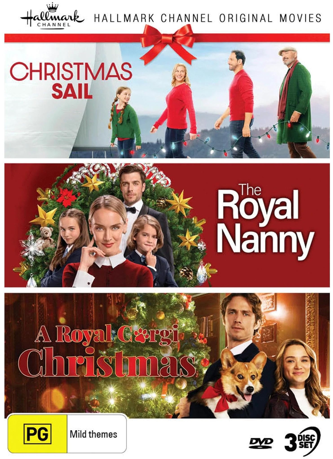 Hallmark Xmas Collection 29 Christmas Sail / The Royal Nanny / A Royal Cor (DVD)