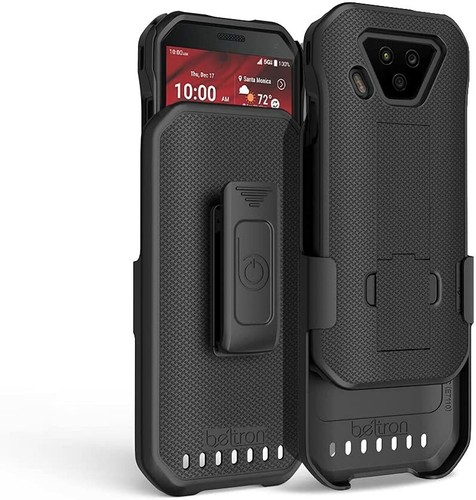 Shell Holster Case Combo w/ Belt Clip Holster Kyocera DuraForce Ultra 5G E7110 - Picture 7 of 50
