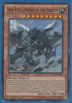 *** TRUE KING LITHOSAGYM, THE DISASTER *** RATE-EN019 3 AVAILABLE! YUGIOH! | eBay *** TRUE KING LITHOSAGYM, THE DISASTER *** RATE-EN019 3 AVAILABLE! YUGIOH! | eBay