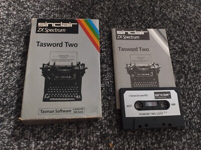 Tasword Two Tasman Software - Sinclair ZX Spectrum 48k 128k 