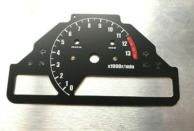 Tachoscheibe passend für Honda CBR1000RR SC57 04-05 Black Disc Gauge Zifferblatt