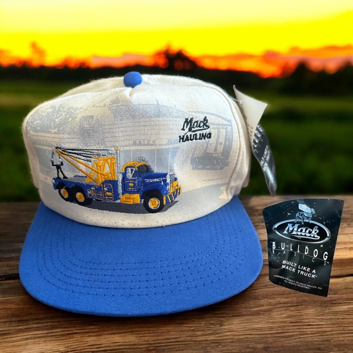 Vintage Mack Trucks Transport Snapback Hat Trucker Tow Truck NEW Tag K-Products