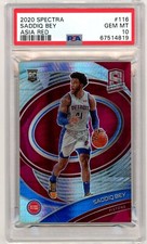 2020 Panini Spectra #116 Saddiq Bey Asia Red