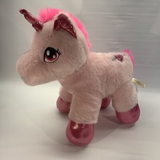 Unicorn Plush Dan Dee Plushie Pink Stuffed Animal 11  