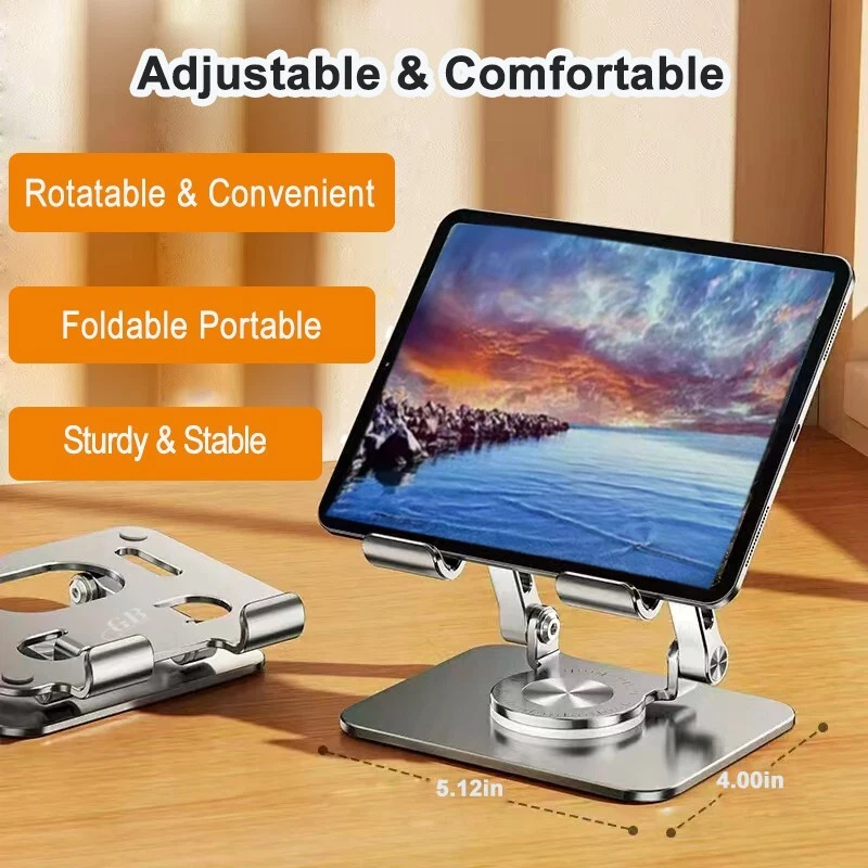 Rotación giratoria 360° para iPhone iPad Soporte para teléfono celular Tableta Escritorio Soporte Montaje Foto 3 de 4