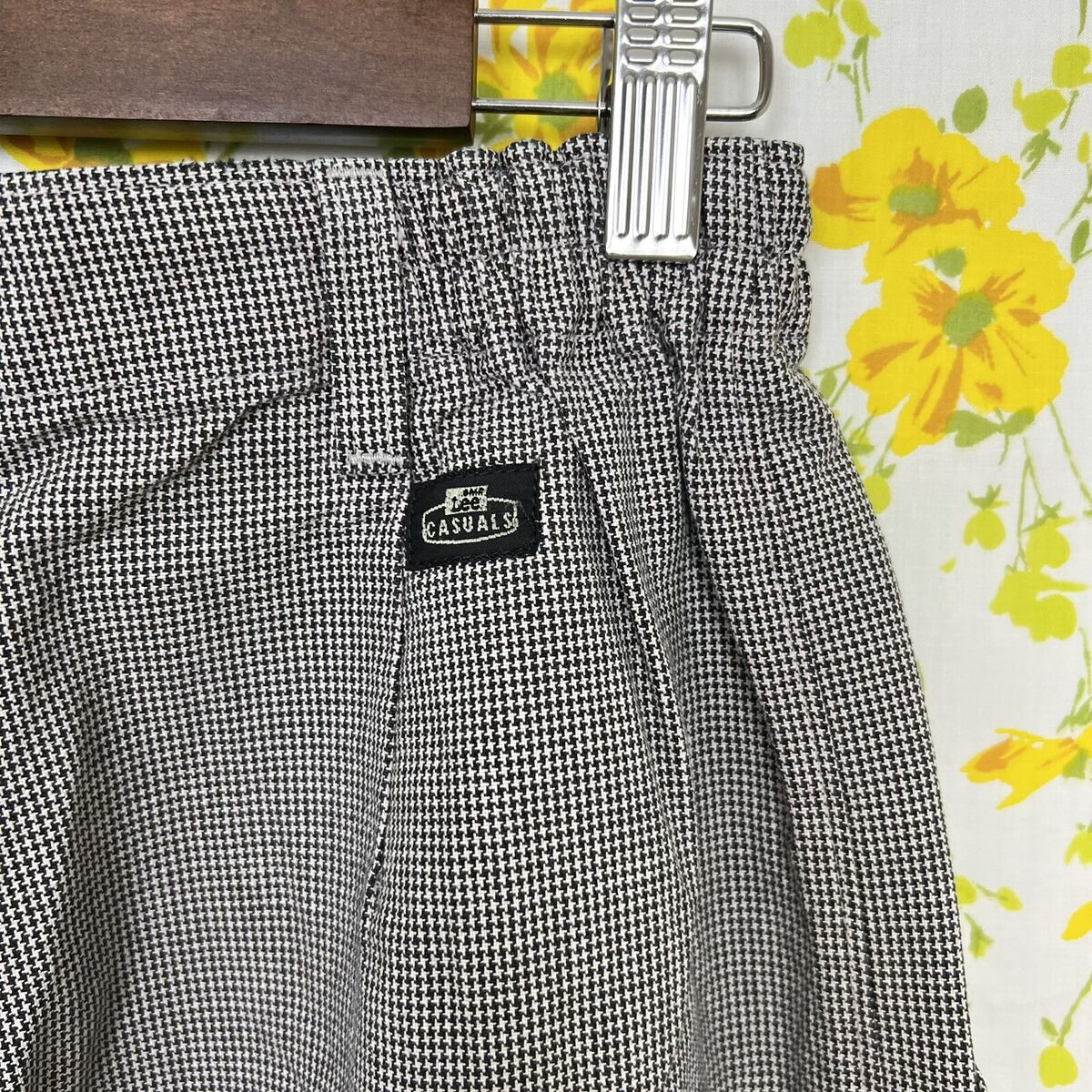 Vintage Lee Casuals Black & White Houndstooth High Rise Vintage Lee Casuals Black & White Houndstooth High Rise