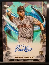 David Villar Topps Inception Autograph /75 Rookie Card