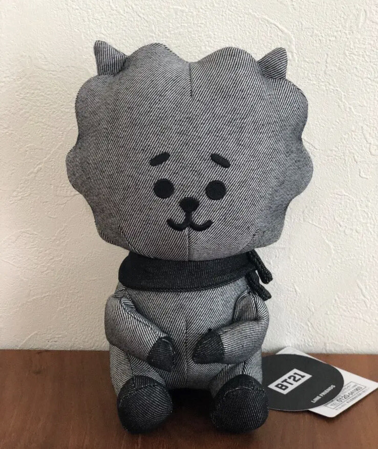BTS BT21 RJ Denim Plush Doll Japan officail Fan Club Shop