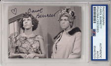 CAROL BURNETT SIGNED BLACK & WHITE SHOW PICTURE PHOTOGRAPH PSA DNA COA AUTOGRAPH