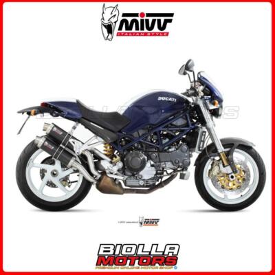 AUSPUFF MIVV GP DUCATI MONSTER S4R 1000 2005- CARBON ORIGINAL D.011.L2S M4, M40