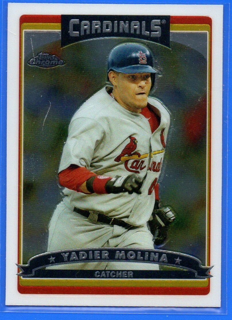  2006 Topps Chrome Yadier Molina #154 Cardinals