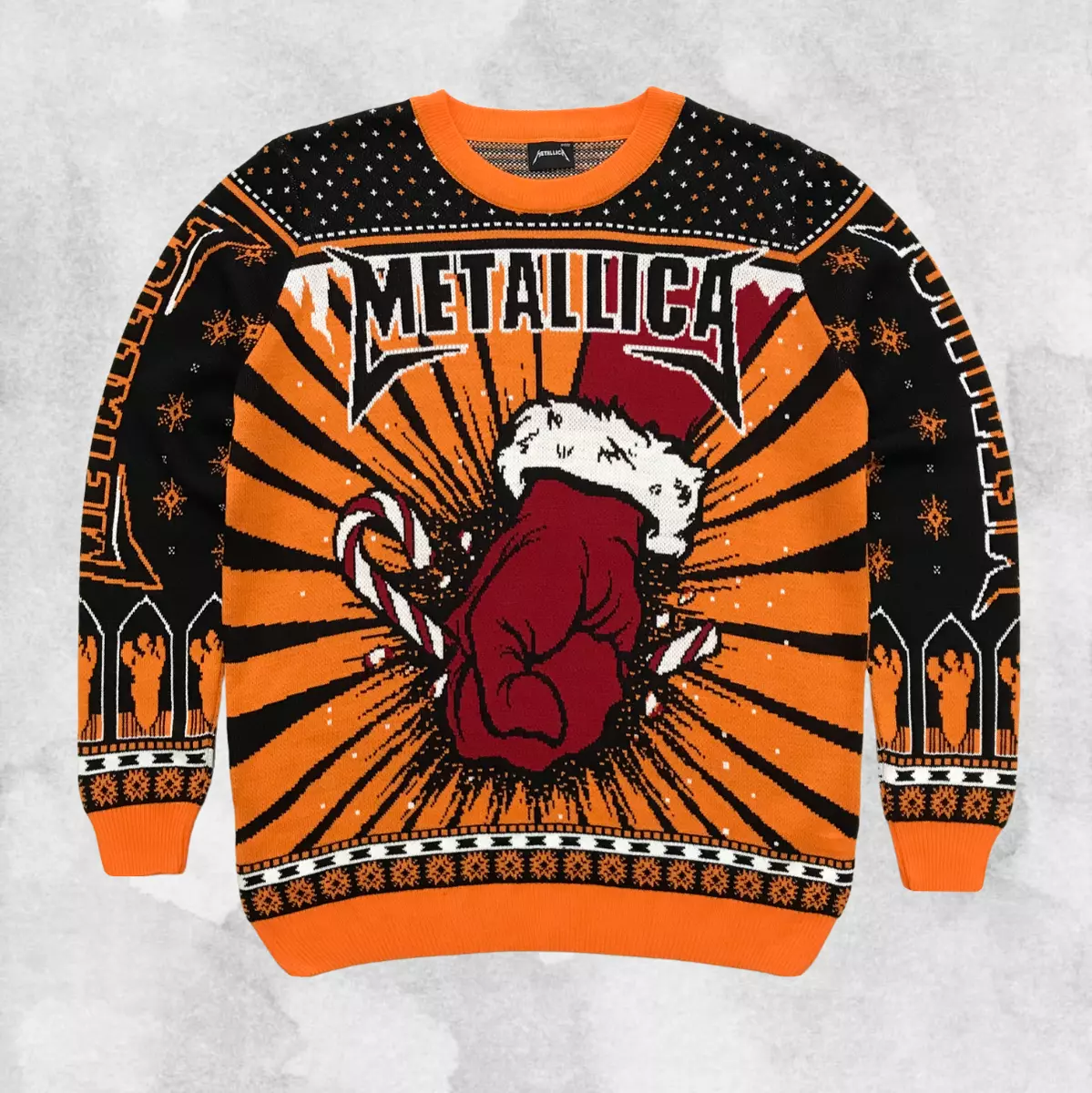 Metallica ugly christmas clearance sweater