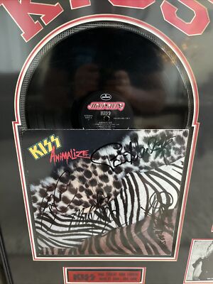 超希少サイン入りKISS Rockers & Rulers コレクターズプレート Kiss