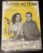 Buttons  Bows by Jay Livingston  Ray Evans Sheet Music 1948