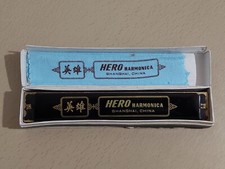 Vintage Harmonica Hero. Shanghai China . Mouth organ.