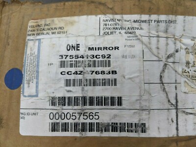 Rear View Outer Mirror International 3755413C92 Ref# Ford 