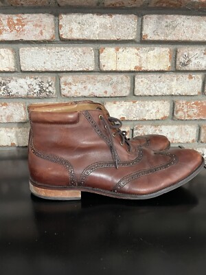 Cole Haan William Wingtip Men\'s Chukka Boots size 10 W Brown Leather C20286 Men main image 4