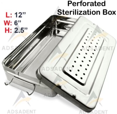 Portacassette Autoclave Marca Cynamed Portacassette Per Sterilizzazione Autoclave Dentale - Vassoio Per 7 Strumenti, Marca Cynamed Usa Trapano Odontotecnico - Foto 6